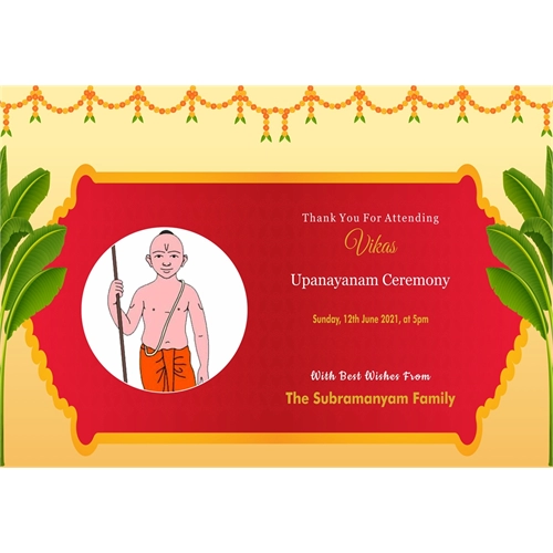Upanayanam Return Gift Box 6 + 1 Compartments
